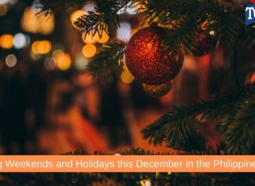 Long Weekends and Holidays this December in the Philippines